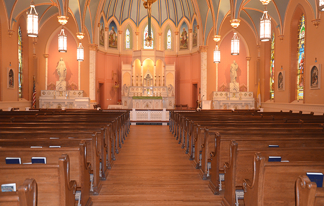 In 2023-2024 the interior of St. Francis underwent an extensive renovation that resulted in its current vibrant design.