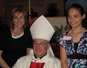 Bishop DiLorenzo and confirmands