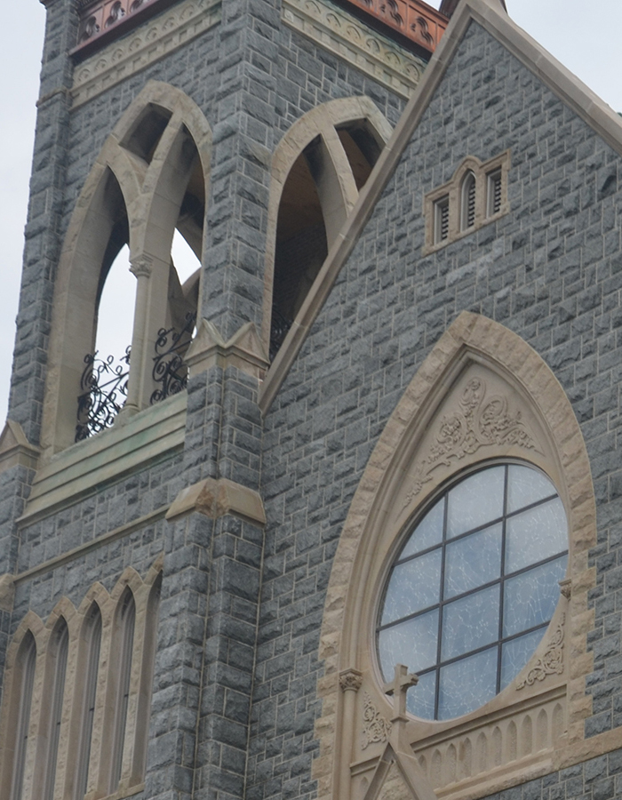 The renovated exterior of St. Francis Church