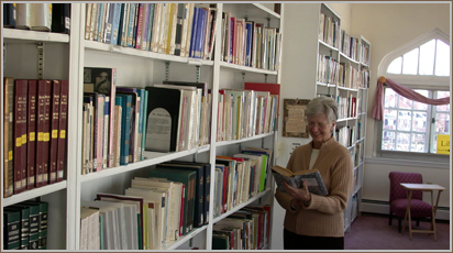 The parish library contains a collection of nearly a thousand materials on a large array of Christian subjects.