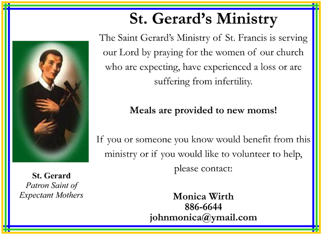 St. Gerard Ministry at St. Francis