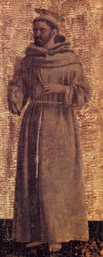 Piero Della Francesca, Polyptych of the Misericordia: St Francis, 1445-1462