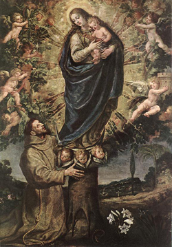 Vicente Carducho, Vision of St Francis of Assisi, 1631