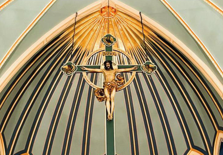 Crucifix over the high altar