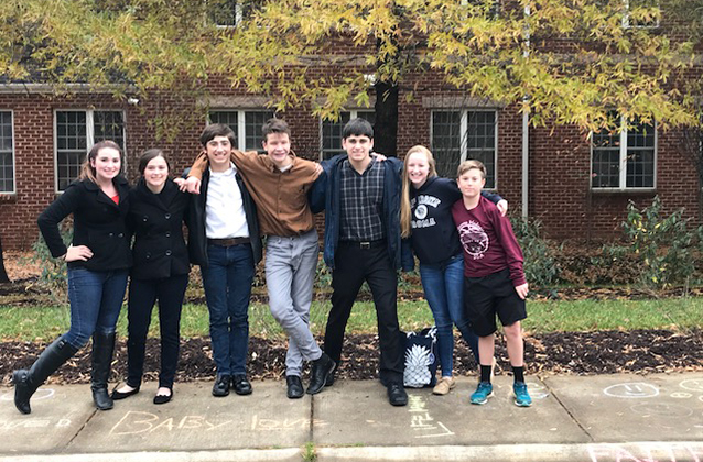 Members of Youth for Life in their ministry outside Planned Parenthood in 2018