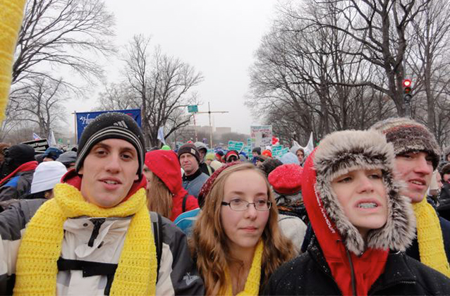 It was a very cold January day, but St. Francis was well represented at the 2013 March for Life in Washington.